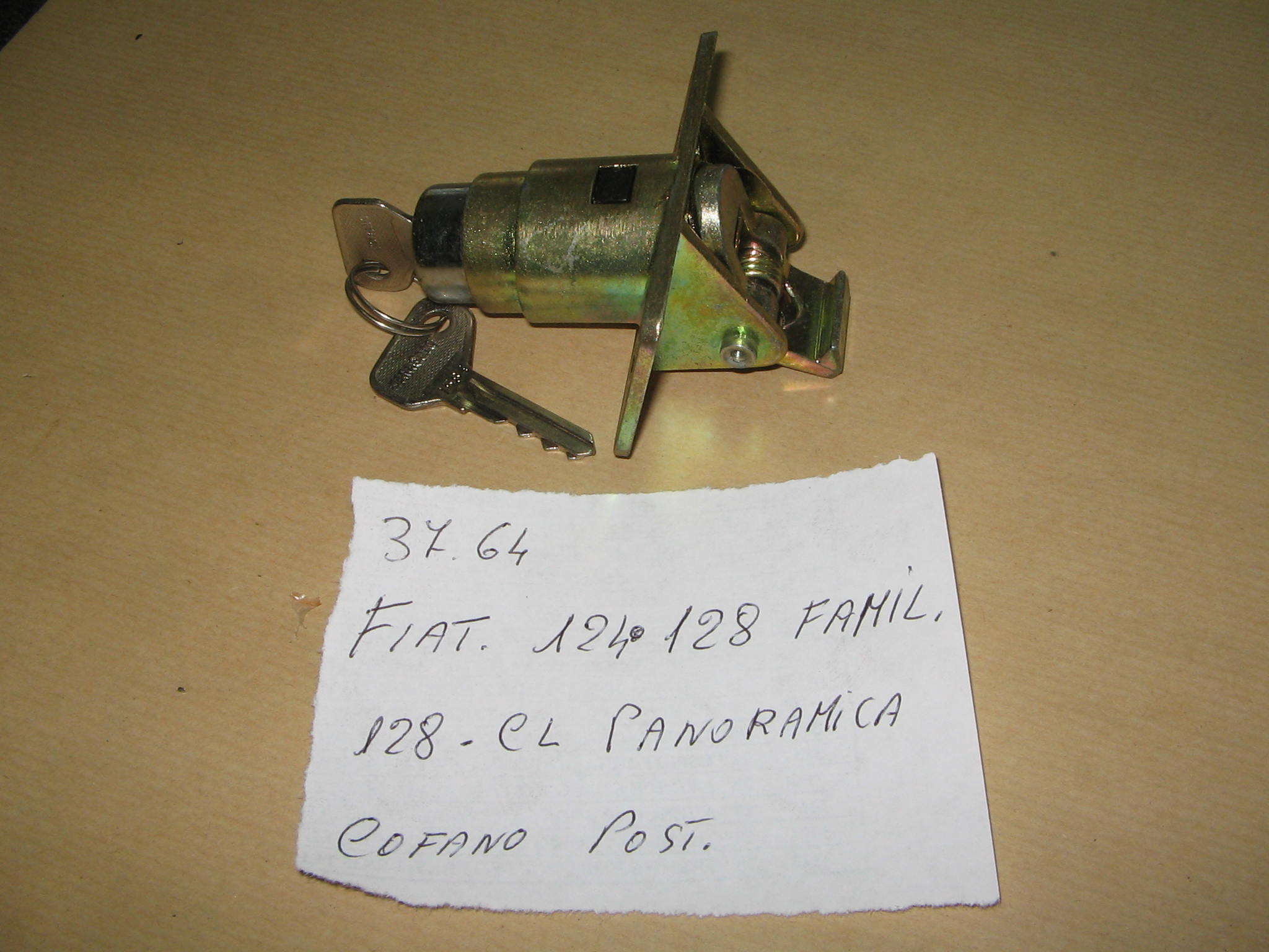 FIAT 124  /  128  CHIUSURA COFANO  N.20626